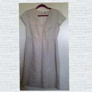 J.CREW Dress Cream Midi